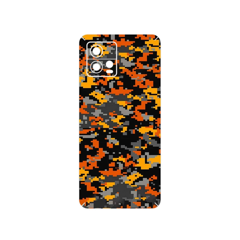 برچسب پوششی ماهوت مدل Army_Autumn_Pixel مناسب برای گوشی موبایل موتورولا Moto G72