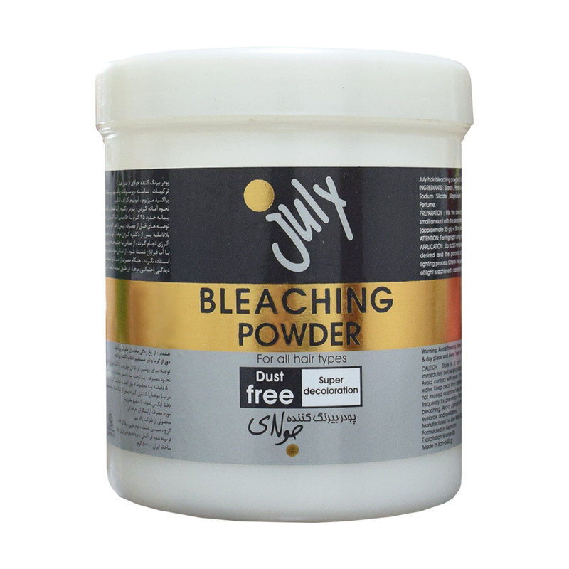 پودر بی رنگ کننده مو جولای مدل 01 وزن 500 گرم پودر بی رنگ کننده مو جولای مدل 01 وزن 500 گرم