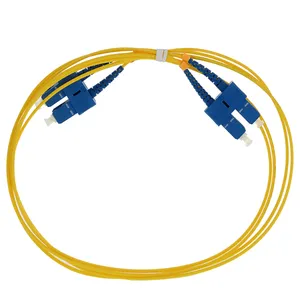 پچ کورد فیبر نوری سان گیگ مدل 2.0mm SC/UPC-SC/UPC--SM G657 A DX LSZH,Yellow Duplex