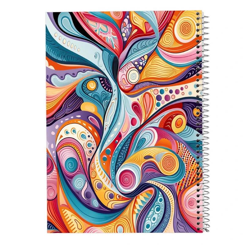 دفتر شطرنجی 50 برگ مدوپد طرح اشکال فانتزی کد DF16196