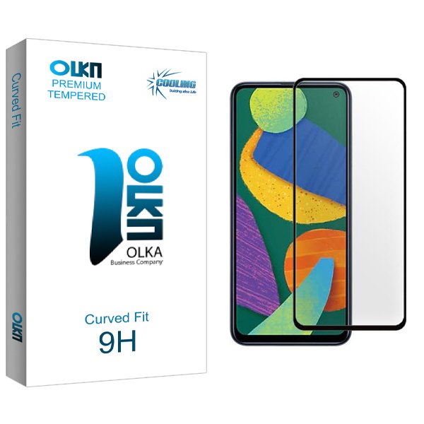 محافظ صفحه نمایش شیشه ای کولینگ مدل Olka مناسب برای گوشی موبایل سامسونگ Galaxy F52 5G