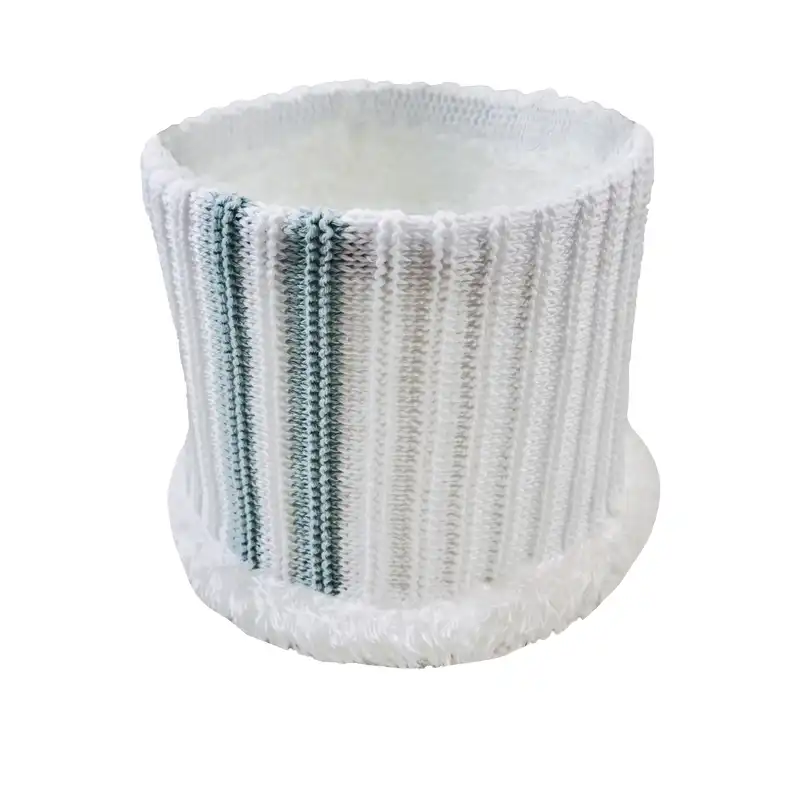 ست کلاه و شال گردن بافتنی نوزادی مدل 72006 رنگ سفید