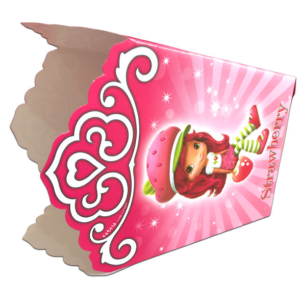 ظرف پاپ کورن مسترتم طرح دختر توت فرنگی پلاس بسته 10 عددی