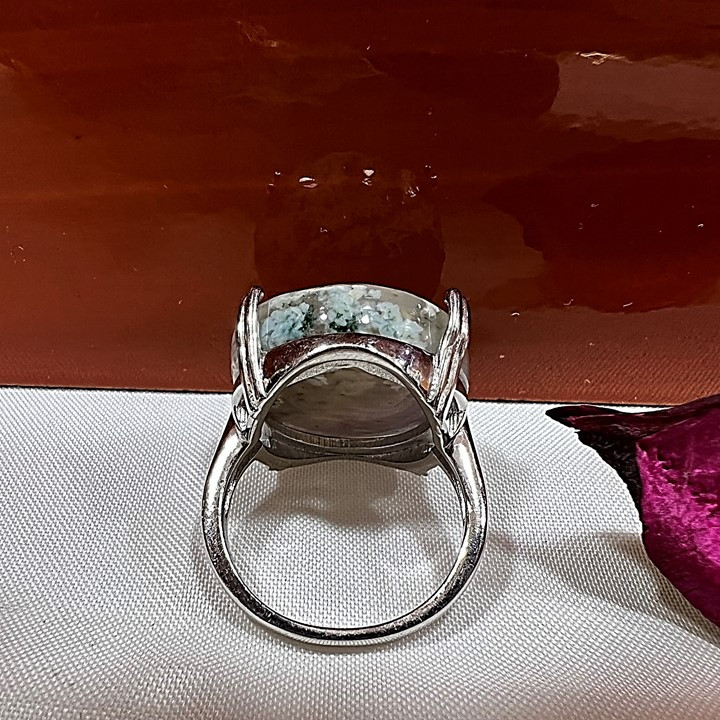 انگشتر نقره زنانه مدل شجر بهاری کد glsr-25200