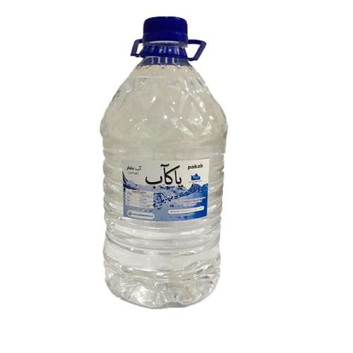 آب مقطر پاکآب مدل p4 حجم 4000 میلی لیتر