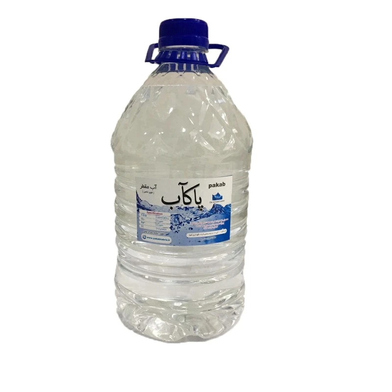 آب مقطر پاکآب مدل p4 حجم 4000 میلی لیتر