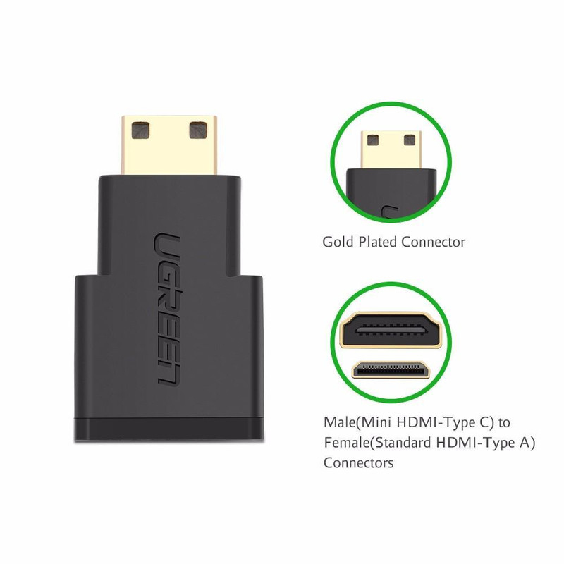 مبدل Mini HDMI به HDMI یوگرین مدل 20101