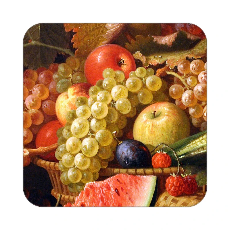 زیر لیوانی کاکتی طرح نقاشی رنگ روغن مدل mg10022