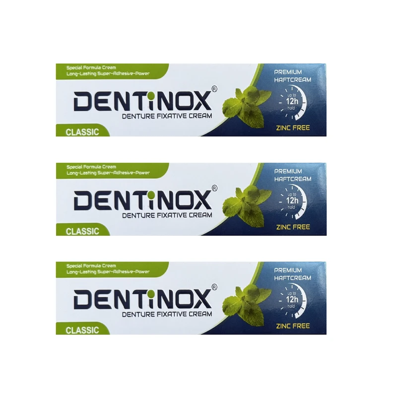 چسب دندان مصنوعی دنتونکست مدل CLASSIC  وزن 40 گرم مجموعه 3 عددی