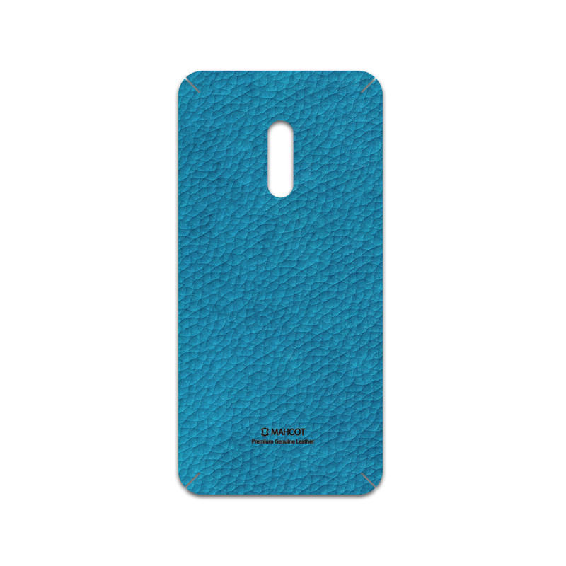 برچسب پوششی ماهوت مدل Blue-Leather مناسب برای گوشی موبایل اپو Realme X