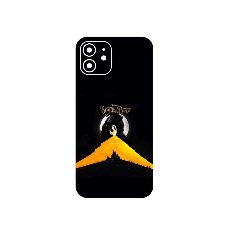 برچسب پوششی ماهوت مدل Beauty and the Beast مناسب برای گوشی موبایل اپل iPhone 12