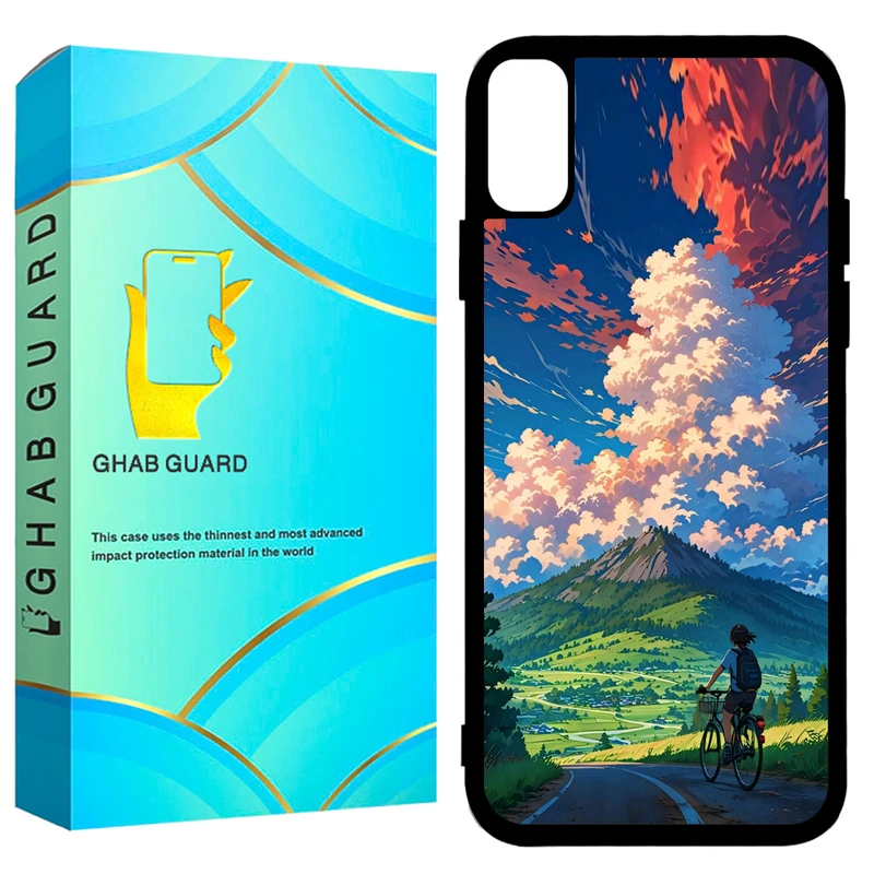  کاور قاب گارد طرح طبیعت مدل GCHPX مناسب برای گوشی موبایل اپل iPhone X / XS