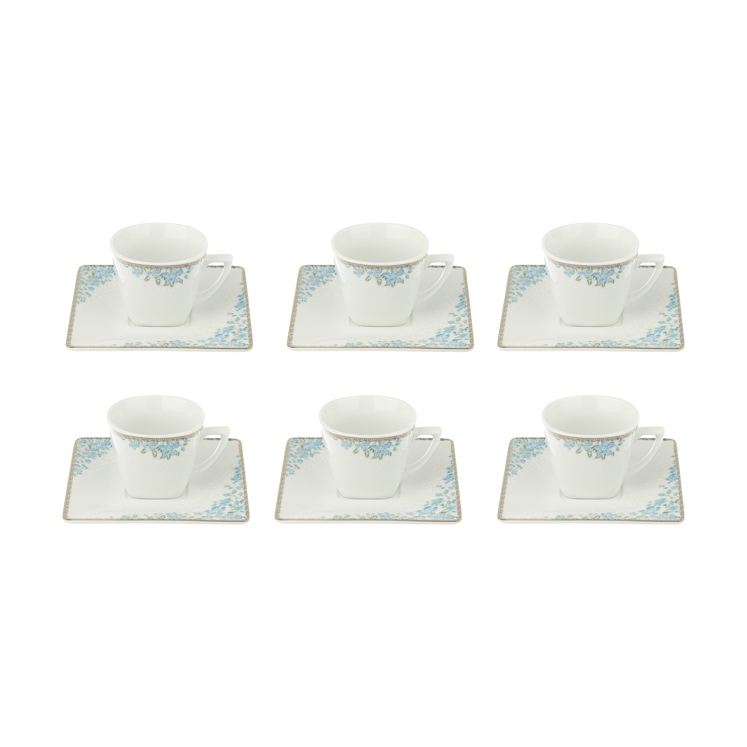 سرویس چای خوری 12 پارچه شرکت صنایع چینی تقدیس مدل arisa