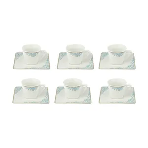 سرویس چای خوری 12 پارچه شرکت صنایع چینی تقدیس  مدل arisa