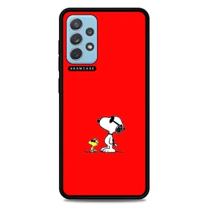 AKAM AMC-WSGA72-SNOOPY-40 Cover For Samsung Galaxy A72