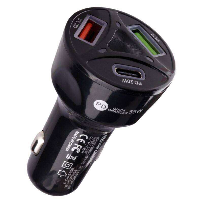 شارژر فندکی 55 وات پی دی مدل FAST CHARGER 55W