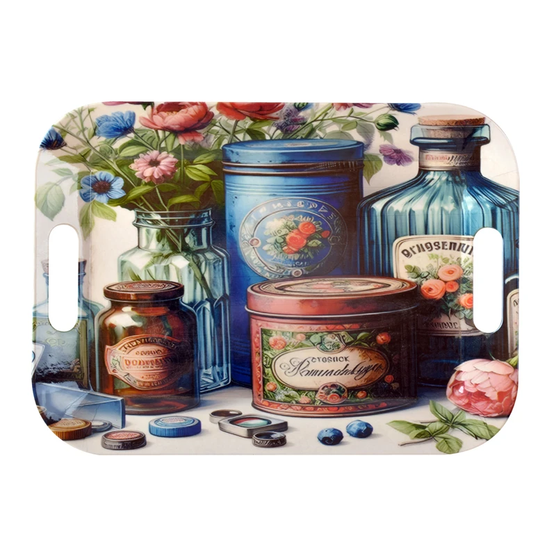 سینی دسته دار مهروز مدل 20032 بانکه سایز 26×36 سانتی متر