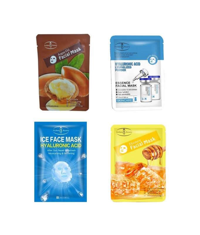  ماسک صورت ایچون بیوتی مدل بلانکو 1 حجم 25 میلی لیتر مجموعه 4 عددی