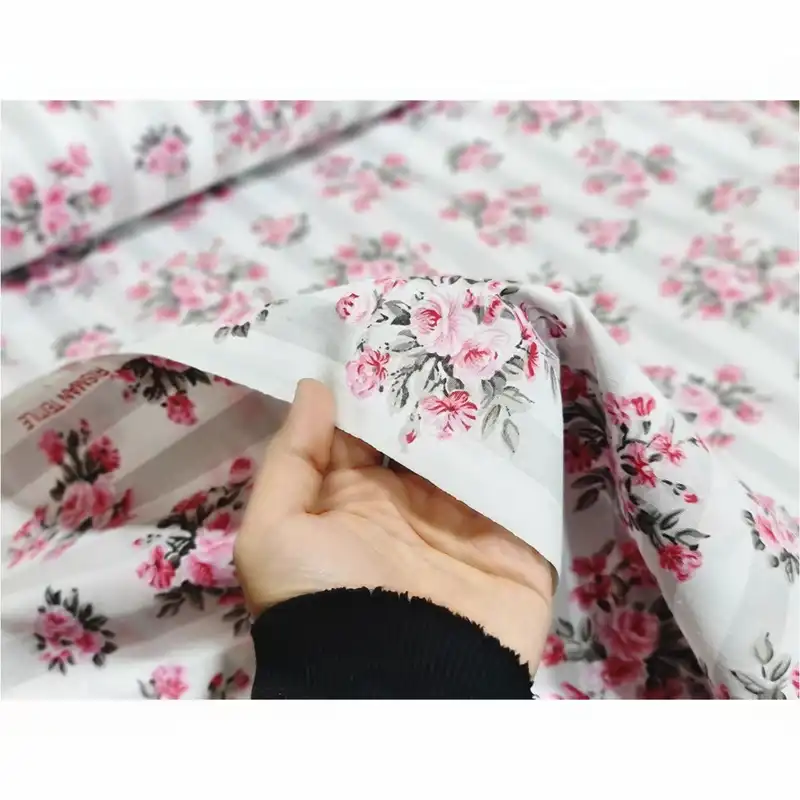 پارچه ملحفه مدل گلدار کد S091