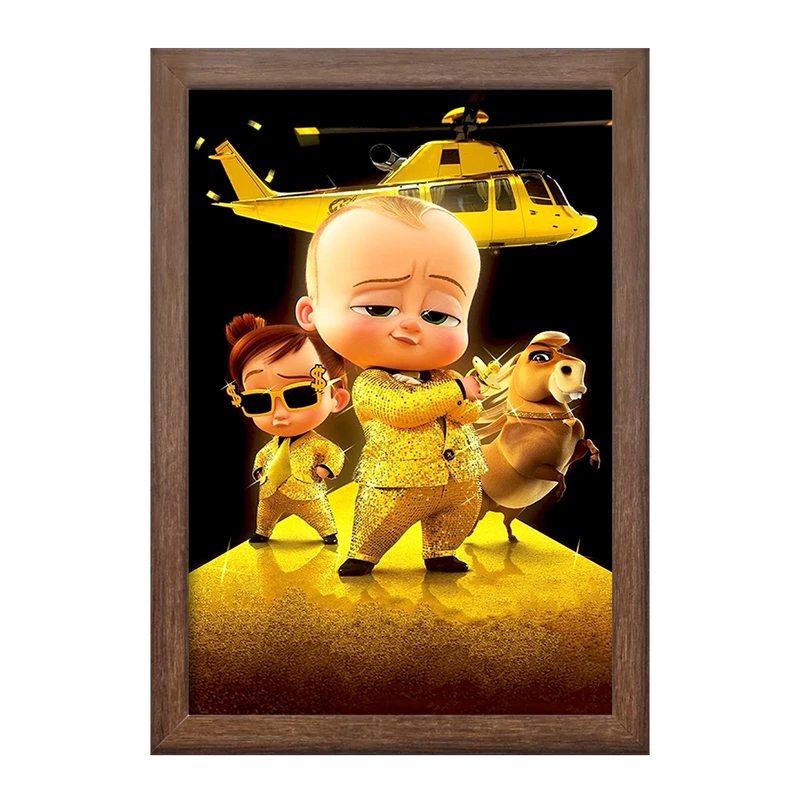 تابلو خندالو طرح بچه رئیس Boss Baby  کد 12526