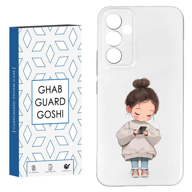 کاور قاب گارد گوشی طرح فانتزی دختر ملوس  کد HARD-015   مناسب برای گوشی موبایل سامسونگ GALAXY A54