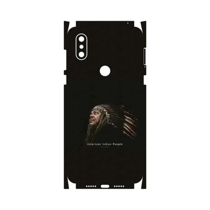 برچسب پوششی ماهوت مدل Portrait of an Indian Man-FullSkin مناسب برای گوشی موبایل شیائومی Mi Mix 3