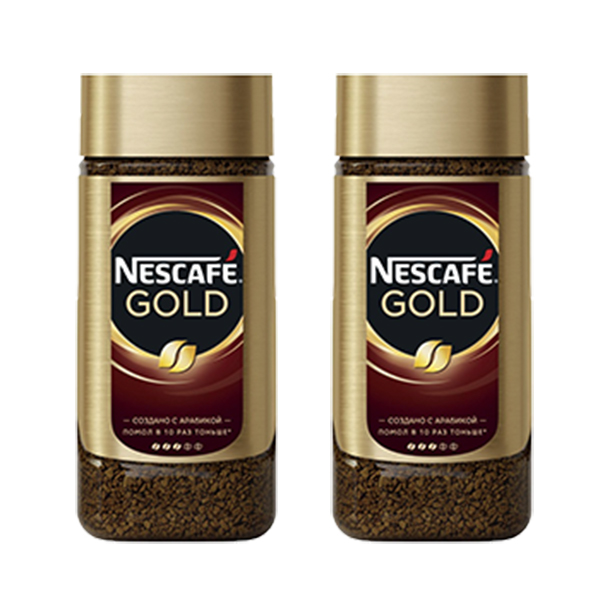 قهوه فوری گلد نسکافه - 190 گرم بسته 2 عددی