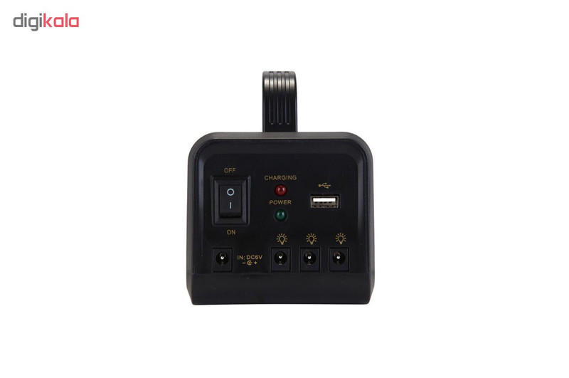 چراغ خورشیدی کانگ مینگ مدل KM-901 ظرفیت 8000 میلی آمپر