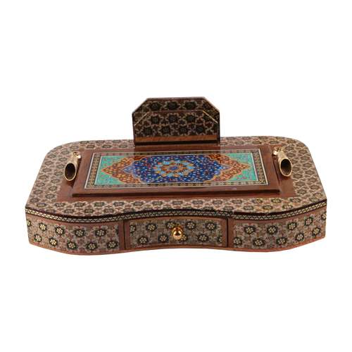 قلمدان خاتم کاری مدل کشویی کد 71