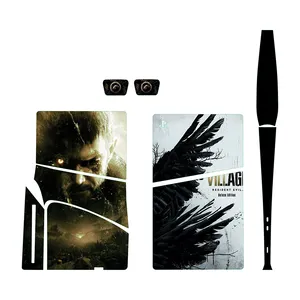 برچسب کنسول بازی پلی استیشن5 اسلیم توییجین وموییجین مدل resident evil 04 مجموعه7 عددی