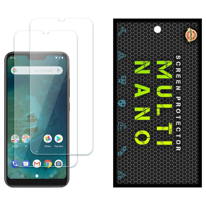 محافظ صفحه نمایش مولتی نانو مدل X-S2N مناسب برای گوشی موبایل شیائومی Mi A2 Lite بسته دو عددی