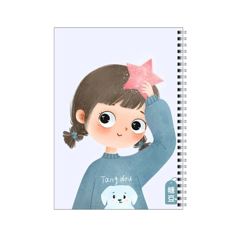 دفتر مشق 100 برگ بامبیلیپ طرح دختر و ستاره درخشان کد 7678817