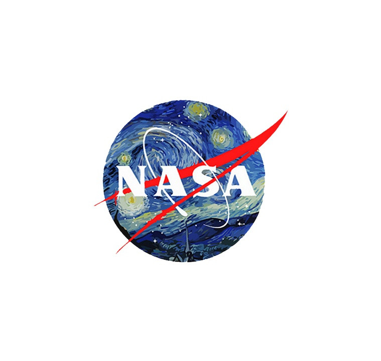 استیکر تزئینی موبایل و تبلت لولو مدل NASA کد 21