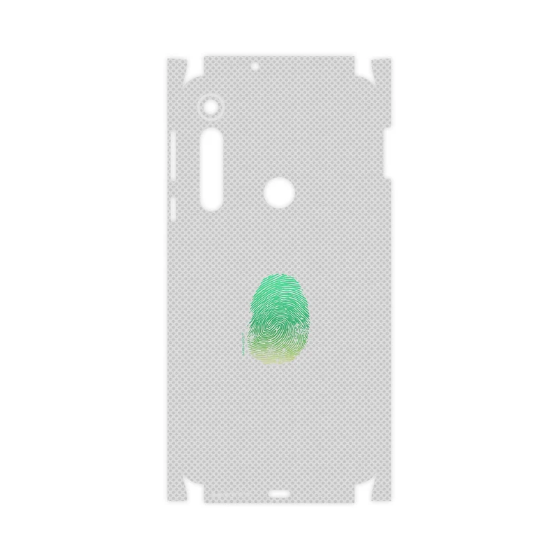 برچسب پوششی ماهوت مدل Minimal Fingerprint-FullSkin مناسب برای گوشی موبایل موتورولا One Macro
