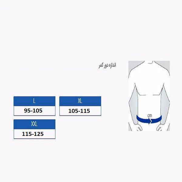 کمربند حرارتی طبی گرما طب مدل GT30