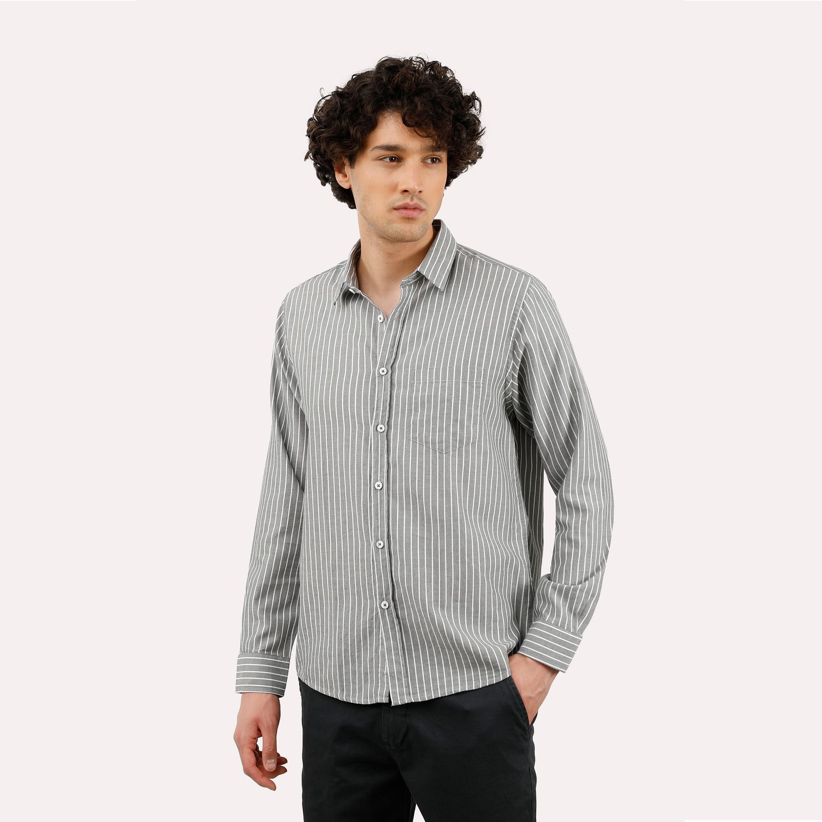 پیراهن آستین بلند مردانه پاتن جامه مدل 102721010406442