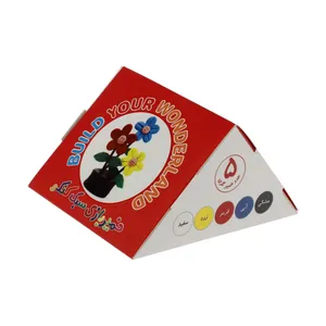 خمیر بازی کنکو طرح گل مدل سبک مثلثی بسته 5 عددی