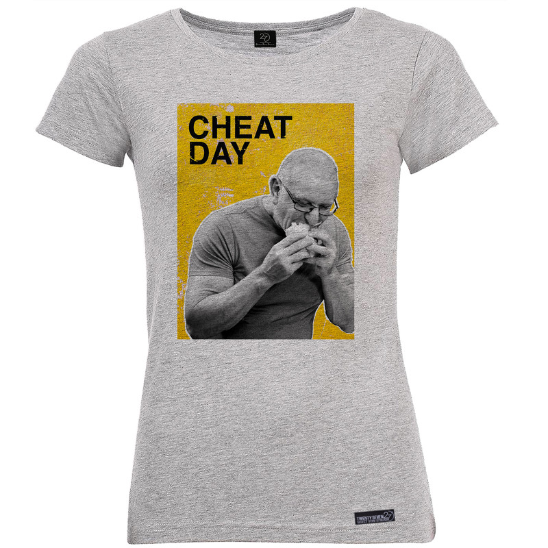 تی شرت آستین کوتاه مردانه 27 مدل Cheat Day Yellow کد MH1193