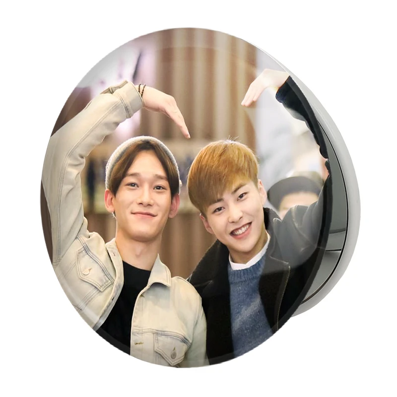 آینه جیبی خندالو طرح گروه اکسو EXO مدل تاشو کد 13592 