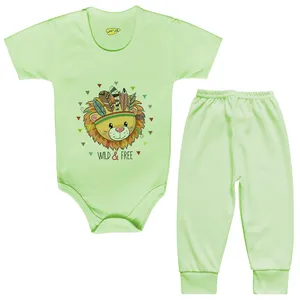 ست بادی و شلوار نوزادی کارانس مدل BSTG-3231