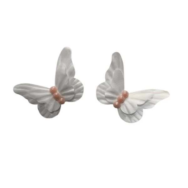 گیره مو دخترانه مدل پروانه ای بسته 2 عددی