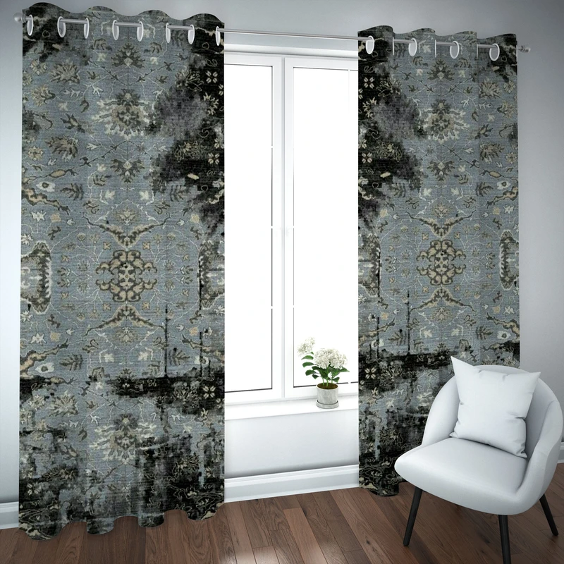 پرده مدل چاپی هازان سایز 300×150 سانتی متر 