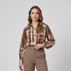 شومیز زنانه ساتن زیلان مدل 220410433