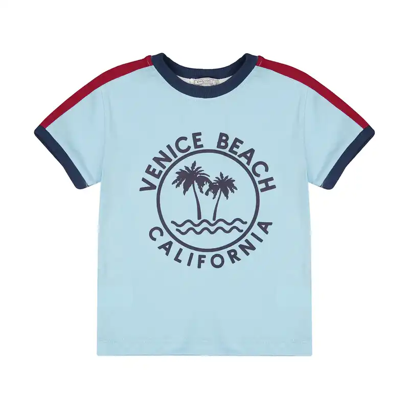 تی شرت آستین کوتاه بچگانه ایزی دو مدل 2181294-51