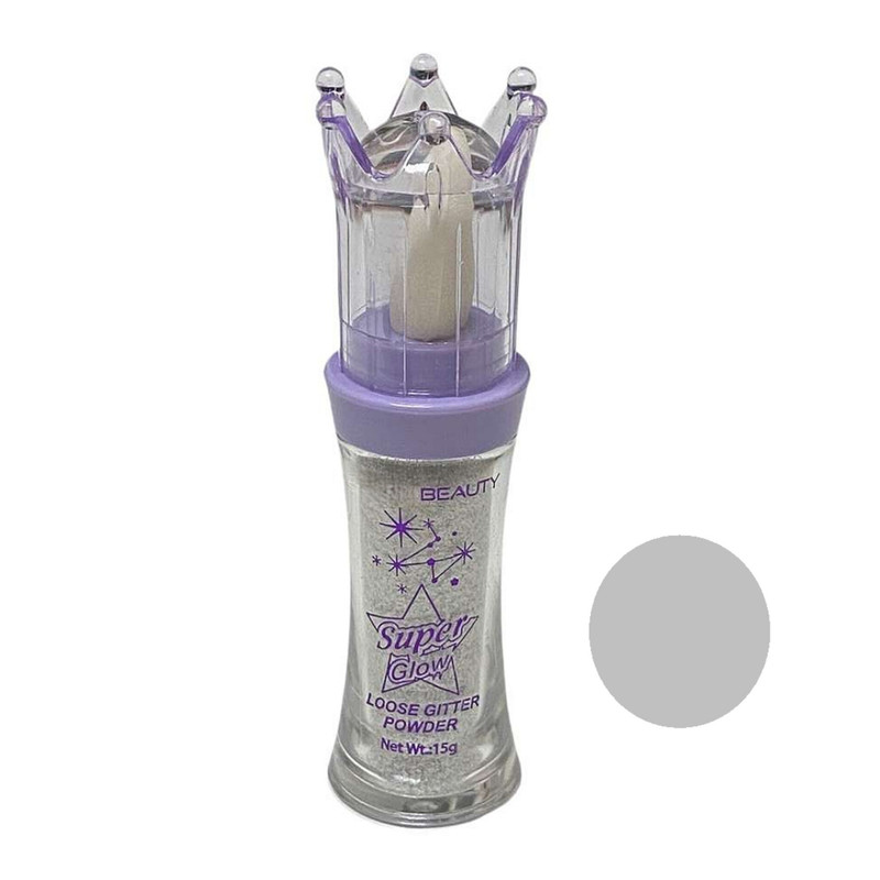 هایلایتر بیوتی مدل تاجی شماره 02 رنگ نقره ای