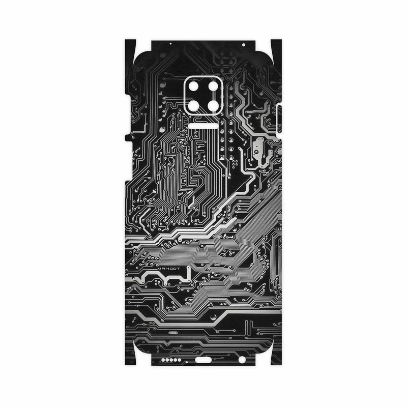 برچسب پوششی ماهوت مدل Black Printed Circuit Board-FullSkin مناسب برای گوشی موبایل شیائومی Redmi Note 9S