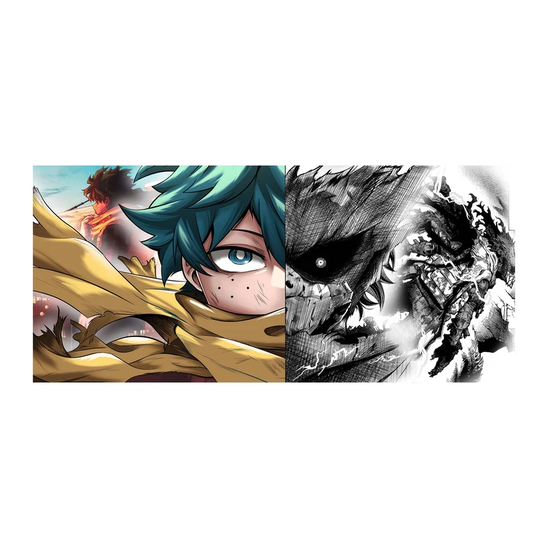 استیکر لپ تاپ و موبایل مدل انیمه طرح مدرسه قهرمانانه من ایزوکو میدوریا My Hero Academia Izuku Midoriya کد 3491
