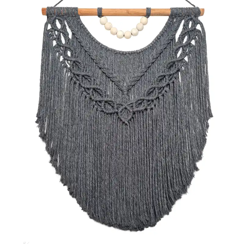 دیوارکوب بافتنی مدل مکرومه