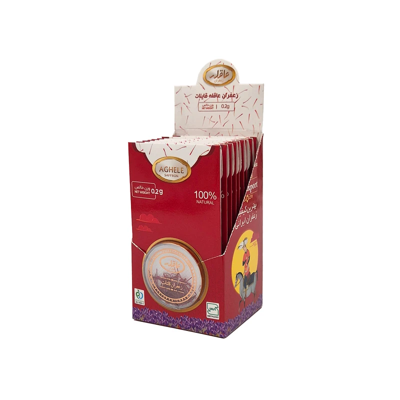 زعفران عاقله - 0.2 گرم بسته 10 عددی