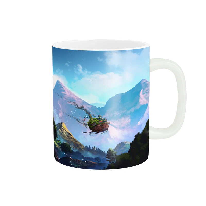 ماگ پاد آفرین طرح انیمه قلعه متحرک هاول Howl's Moving Castle کد 39